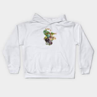 Live a succulent life. Kids Hoodie